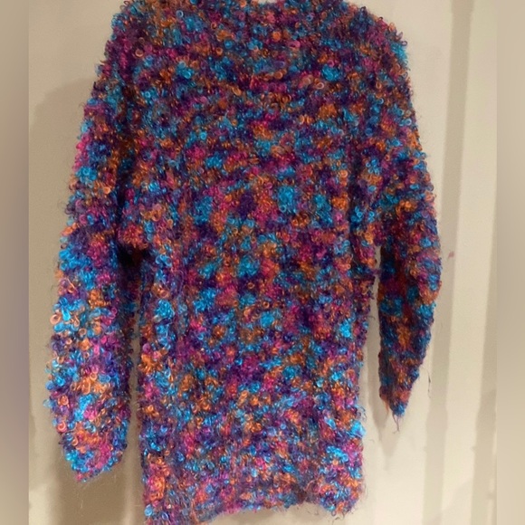 Vintage original express hand, knitted, oversized, sweater, size small - Picture 3 of 4